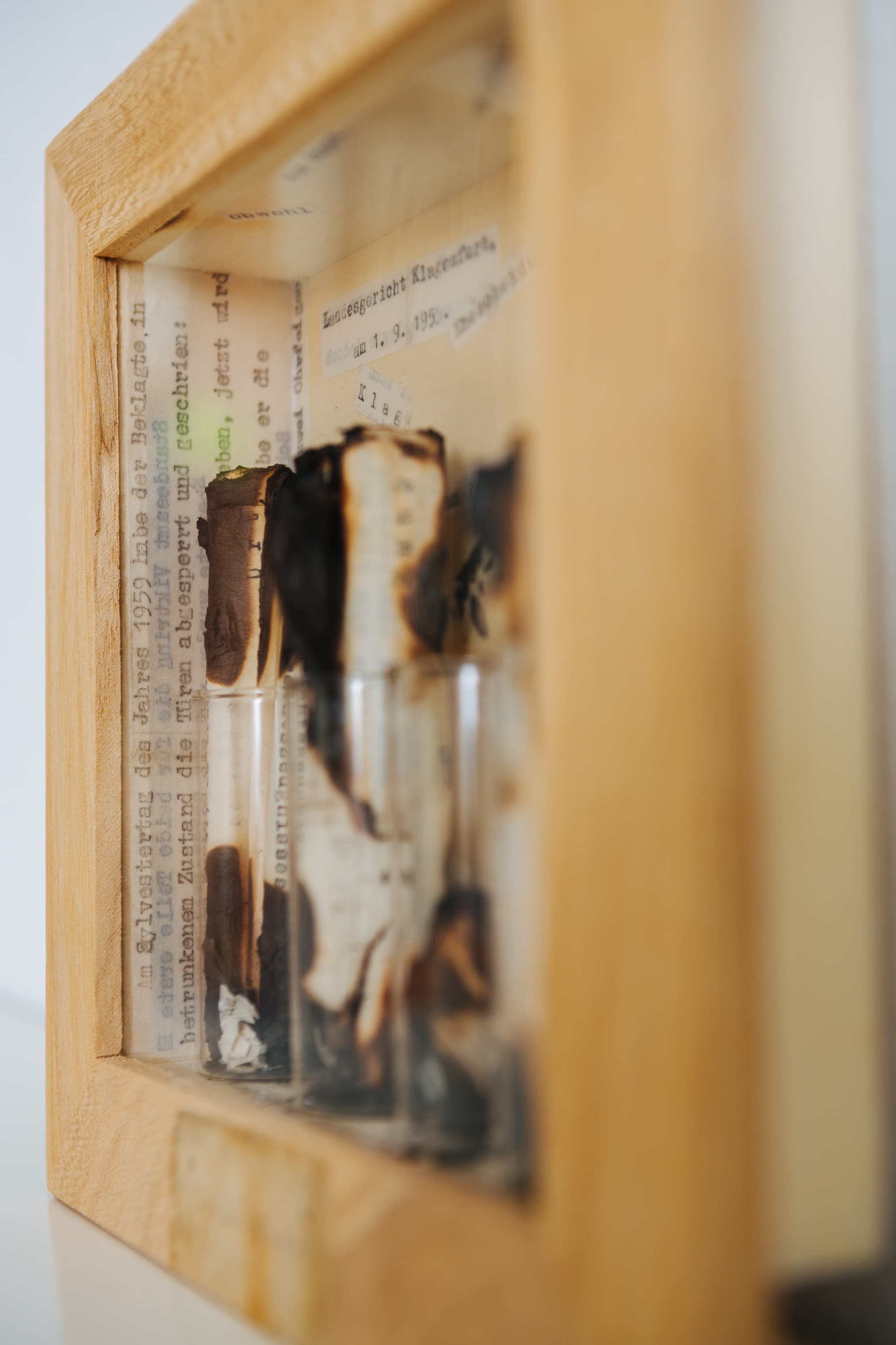 Mut 1956, Papier, Glas Holz - Originaldokument 1956